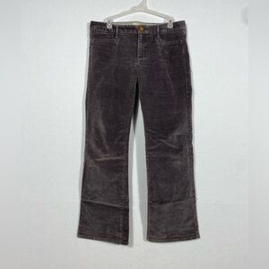 Banana Republic Women's Dark Gray Straight Leg Corduroy Pants Size 28